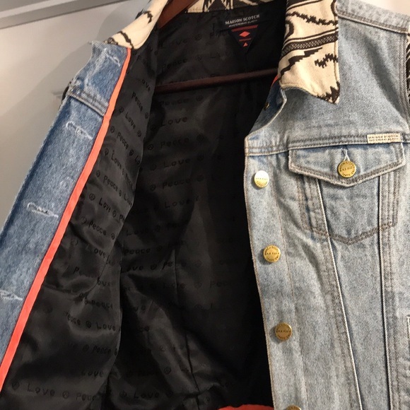 Maison Scotch Aztec festival denim jacket - Picture 5 of 6